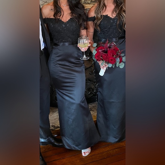 Black Tie Dress - Picture 5 of 7